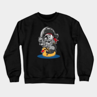 Funny Pirate, Illustation Crewneck Sweatshirt